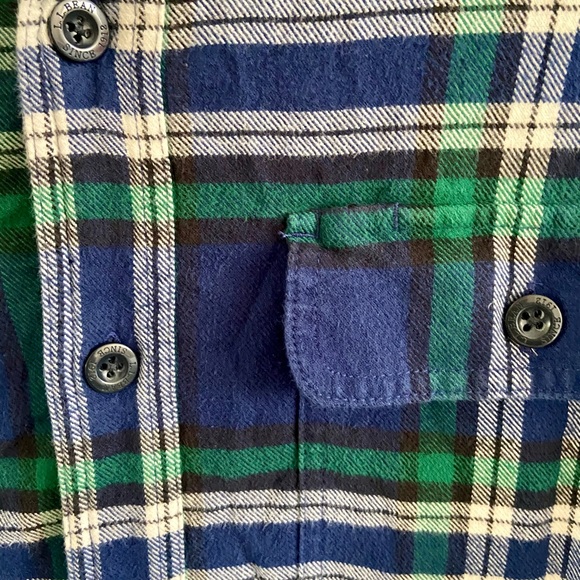 (SOLD)Men’s L L Bean plaid performance fleece L - Picture 5 of 7